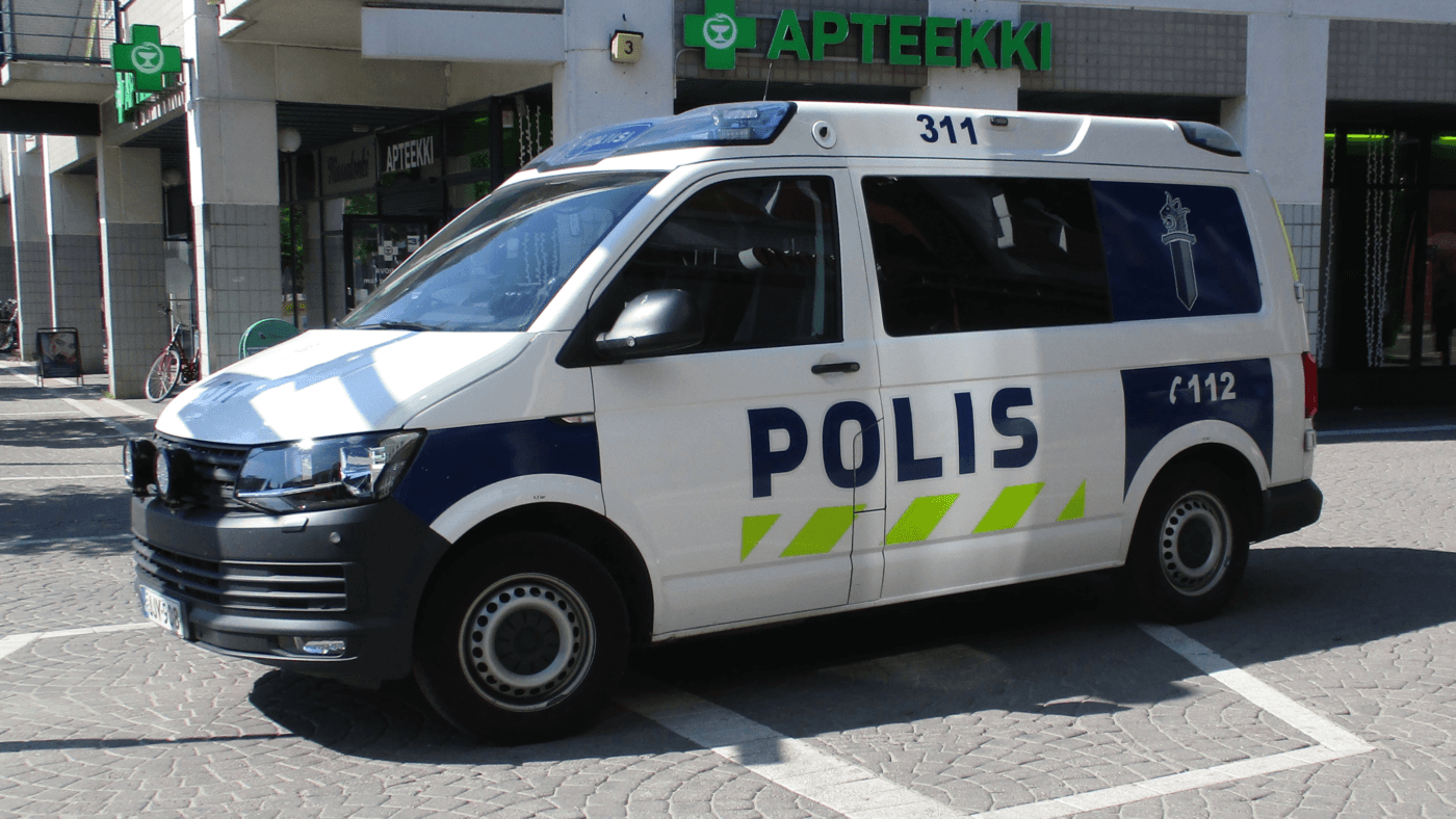 Poliisiauto Volksvawen Transporter