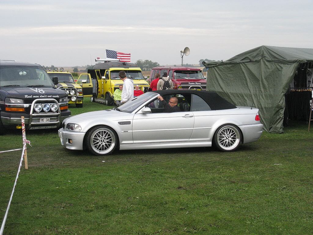 BMW M3 cabriolet softtop