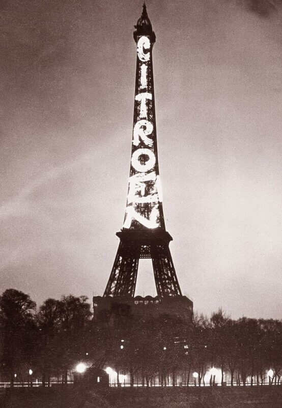 Citroen Eiffel torni