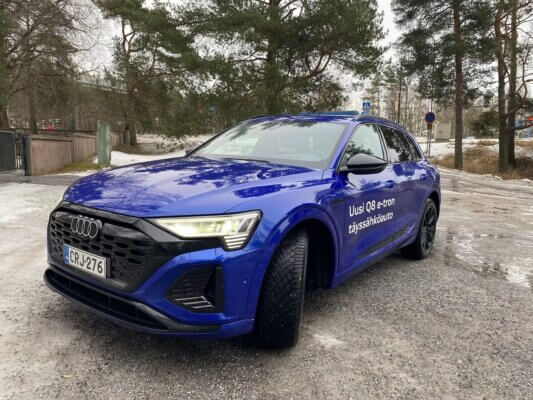 Koeajo Audi Q8 e-tron sähköauto kokemuksia